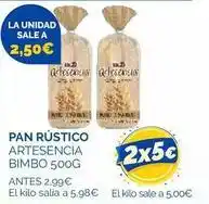 Supermercados La Despensa Bimbo - pan rustico oferta
