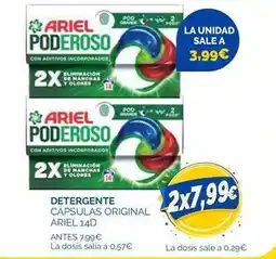 Supermercados La Despensa Ariel - detergente capsulas original oferta