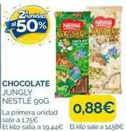 Supermercados La Despensa Nestlé - chocolate jungly oferta