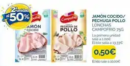 Supermercados La Despensa Campofrío - jamón cocido / pechuga pollo oferta