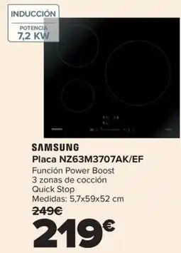 Carrefour Samsung Placa NZ63M3707AK/EF oferta