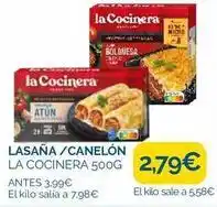 Supermercados La Despensa La cocinera - lasana/canelón oferta