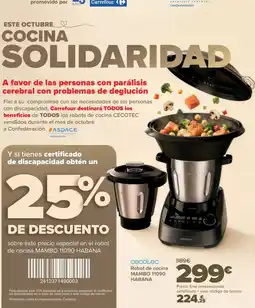 Carrefour Cecotec robot de cocina mambo 11090 habana oferta