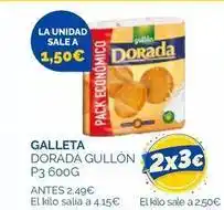 Supermercados La Despensa Gullón - galleta dorada oferta