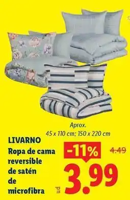 Ocine Livarno - ropa de cama reversible de satén oferta