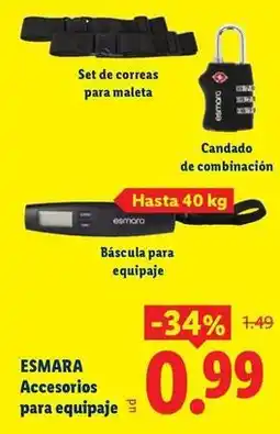 Ocine Esmara - accesorios para equipaje oferta