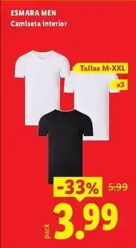 Ocine Esmara - camiseta interior oferta