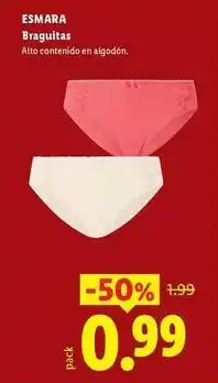 Ocine Esmara - braguitas oferta