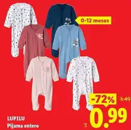 Ocine Lupilu - pijama entero oferta