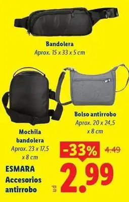 Ocine Esmara - accesorios antirrobo oferta