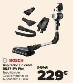 Carrefour Bosch Aspirador sin cable BBS711W Flex oferta