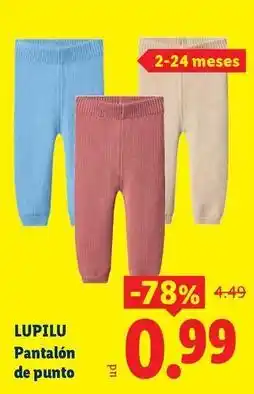 Ocine Lupilu - pantalon de punto oferta