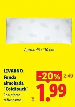Ocine Livarno - funda almohada cold touch oferta