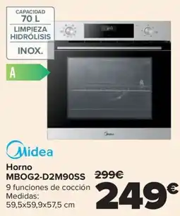 Carrefour Midea Horno MBOG2-D2M90SS oferta