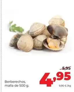 Alimerka Berberechos, malla oferta