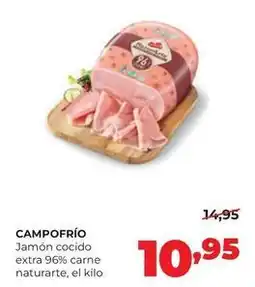 Alimerka Campofrío - jamon cocido extra 96% carne naturarte oferta