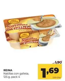 Alimerka Postres reina - natillas con galleta oferta