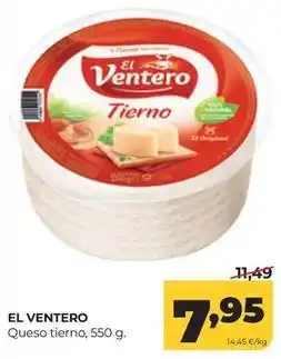 Alimerka El ventero - queso tierno oferta