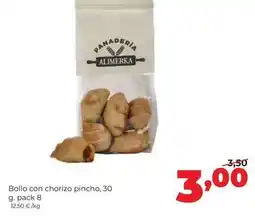 Alimerka Alimerka - bollo con chorizo pincho oferta
