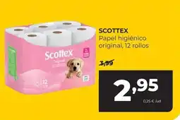 Alimerka Scottex - papel higiénico original oferta