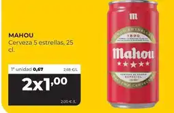 Alimerka Mahou - cerveza 5 estrellas oferta