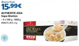 Costco Authentic Asia sopa wonton oferta