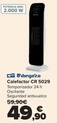 Carrefour Bibegozo Calefactor CR 5029 oferta