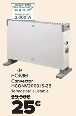 Carrefour Home Convector HCONV2000JS-25 oferta
