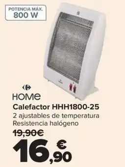 Carrefour Home calefactor hhh1800-25 oferta