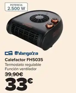 Carrefour Oibegozo calefactor fh5035 oferta
