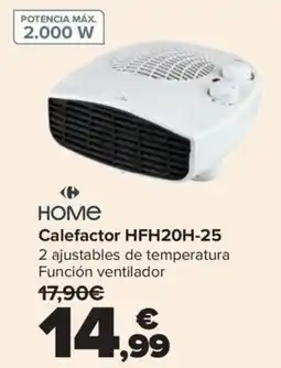 Carrefour Home calefactor hfH20h-25 oferta