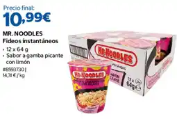 Costco Mr. Noodles fideos instantáneos oferta