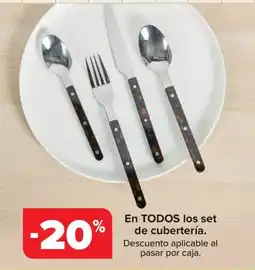 Carrefour En todos los se de cubertería oferta