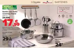 Carrefour Magefesa sartén con malla cerámica Trend oferta