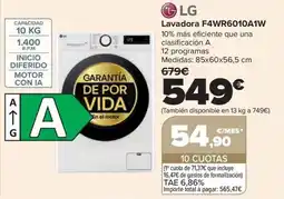 Carrefour LG Lavadora F4WR6010A1W oferta