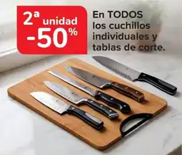 Carrefour En todos los cuchillos individuales y tablas de corte. oferta