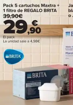 Carrefour Brita cartuchos maxtra oferta