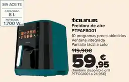 Carrefour taurus freidora de aire ptfaf8001 oferta