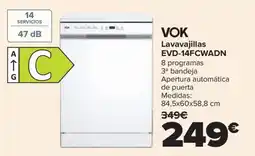 Carrefour Vok lavavajillas evd-14fcwadn oferta