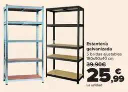 Carrefour Estantería galvanizada oferta