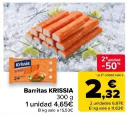 Carrefour Express Barritas KRISSIA oferta