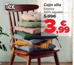 Carrefour Tex Home cojín silla oferta