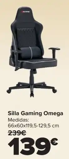 Carrefour Silla Gaming Omega oferta