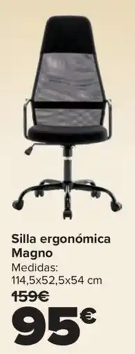 Carrefour Magno silla ergonómica oferta