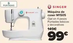 Carrefour Singer maquina de coser m1505 oferta