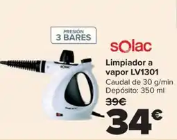 Carrefour solac limpiador a vapor lv1301 oferta