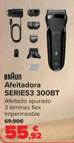 Carrefour Braun afeitadora series3 300bt oferta