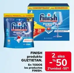 Carrefour Express Finish productu guztietan oferta
