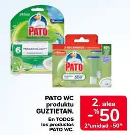 Carrefour Express Pato wc produktu guztietan. oferta