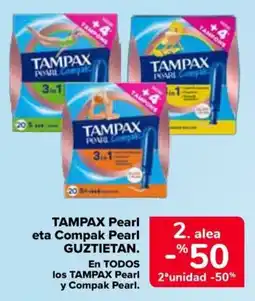 Carrefour Express Tampax pearl eta compak pearl oferta